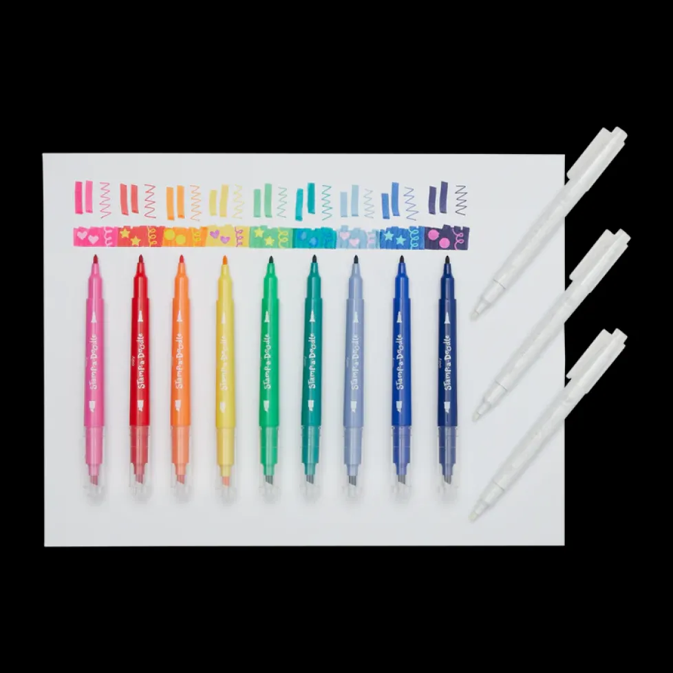 Ooly Stamp-a-Doodle Double-Ended Markers