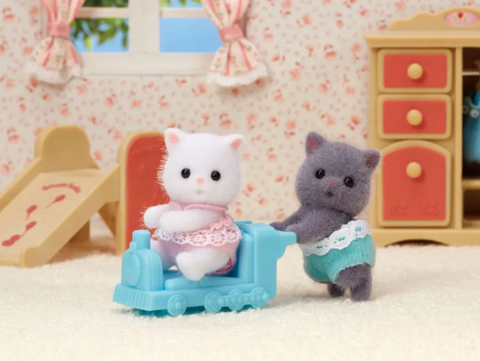 Calico Critters Persian Cat Twins