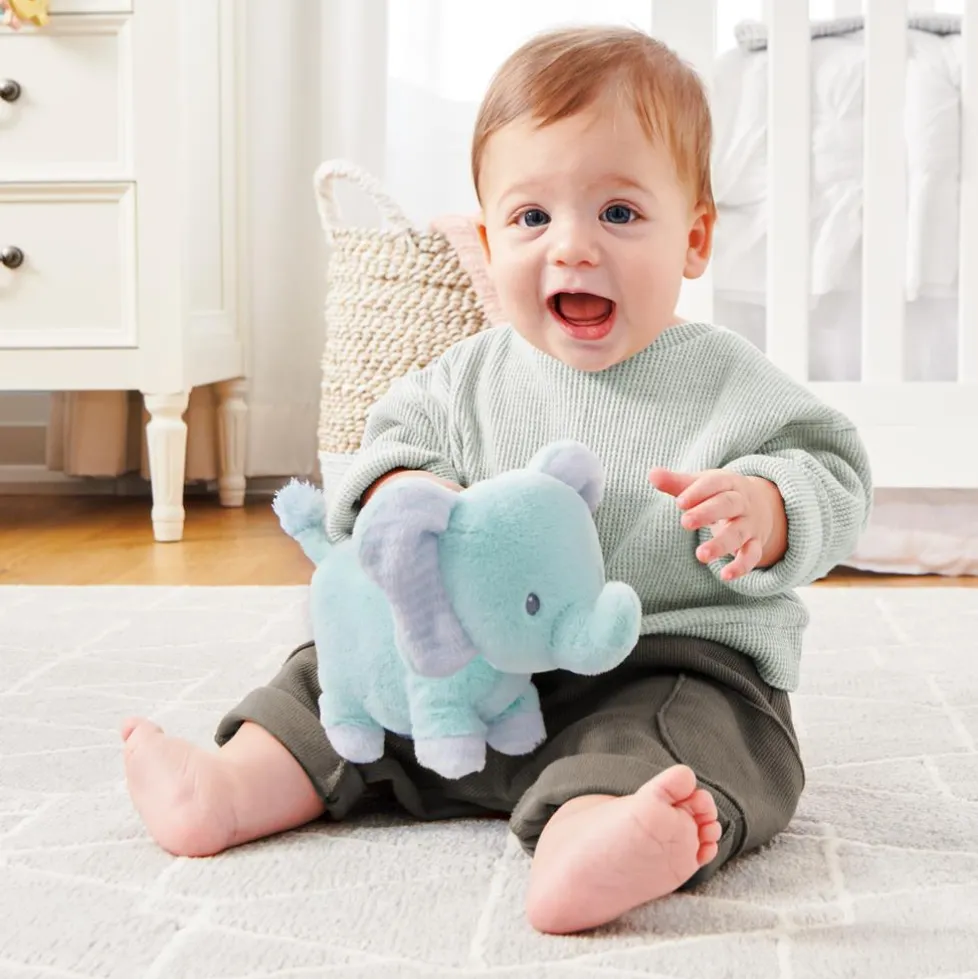 babyGUND Safari Friends Elephant with Chime 7"