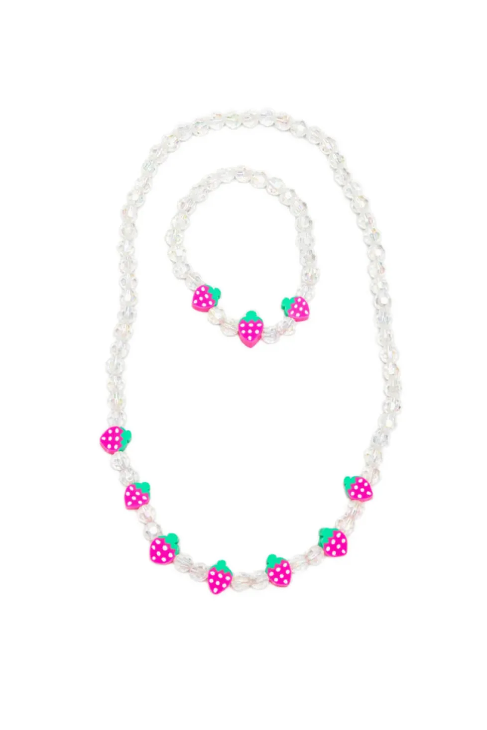 Great Pretenders Necklace and Bracelet Set: Berry Beautiful