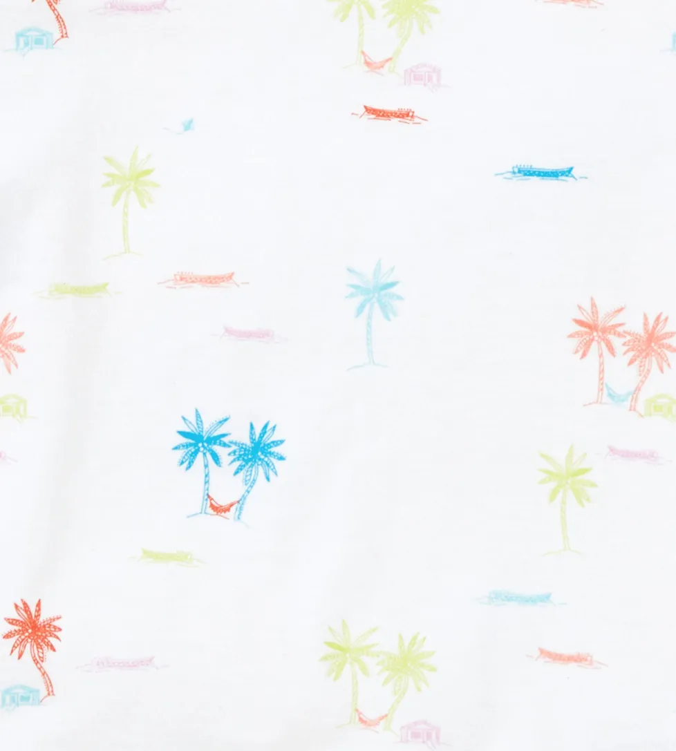 Burt's Bees Organic Baby Beach Shack Polo Romper