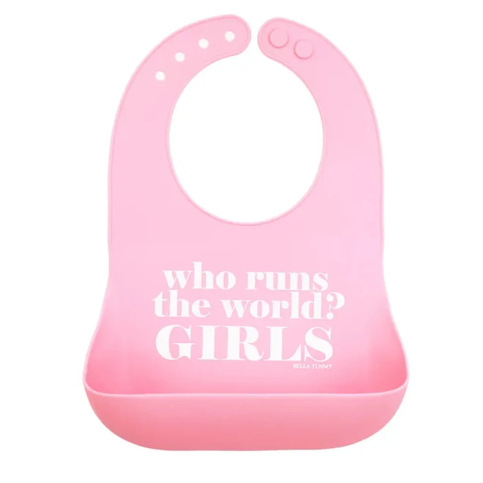 Bella Tunno Wonder Bib: Who Runs the World Girls