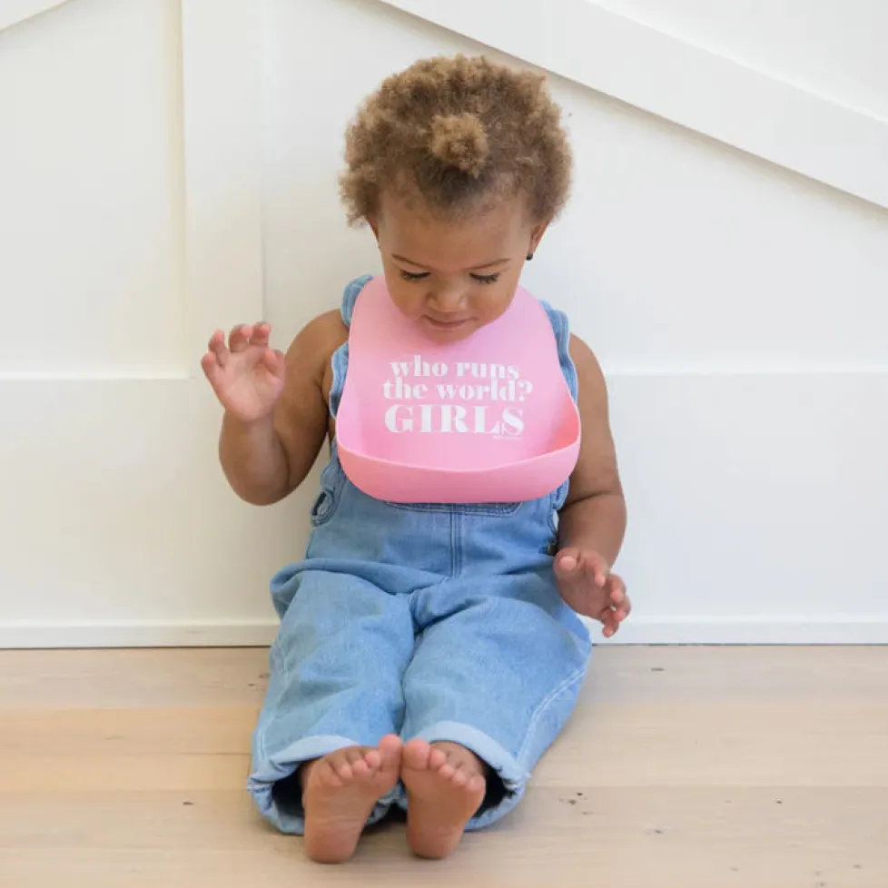Bella Tunno Wonder Bib: Who Runs the World Girls