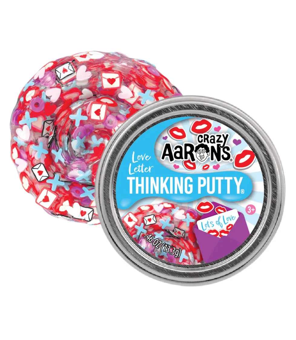 Crazy Aaron's® Thinking Putty® Valentine Mini Love Letters 2024