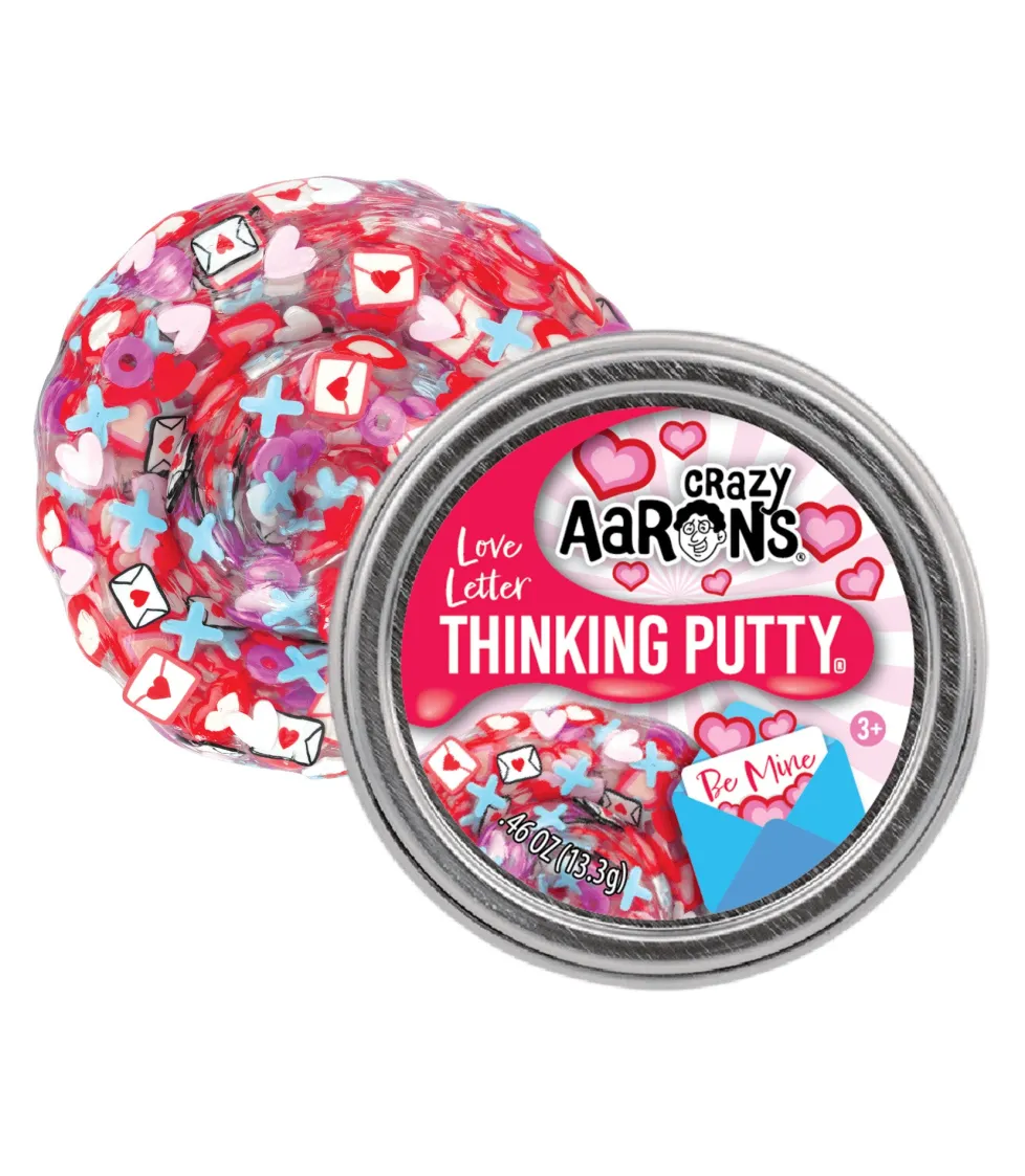Crazy Aaron's® Thinking Putty® Valentine Mini Love Letters 2024