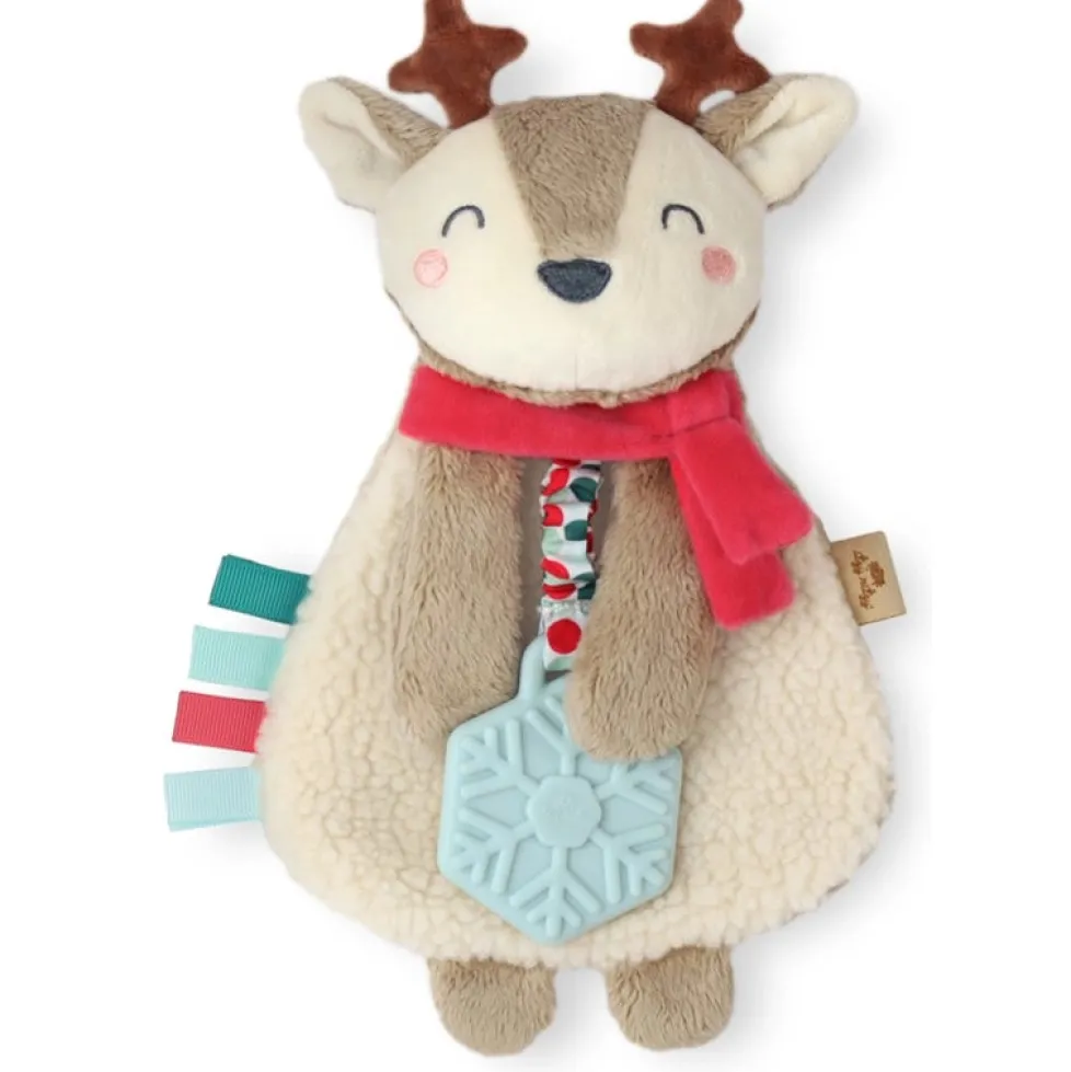Itzy Ritzy Itzy Lovey™ Holiday Reindeer Plush + Teether Toy