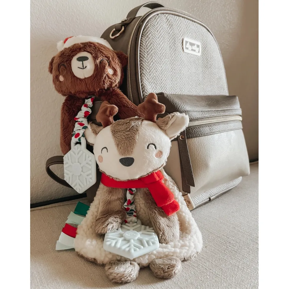 Itzy Ritzy Itzy Lovey™ Holiday Reindeer Plush + Teether Toy