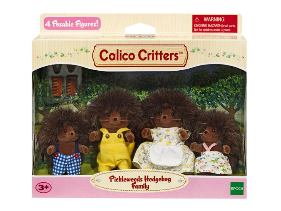 Calico Critters Pickleweeds Hedgehog Family
