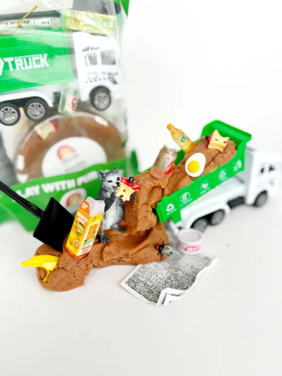 Earth Grown KidDough: Bagged Sensory Kit - Garbage