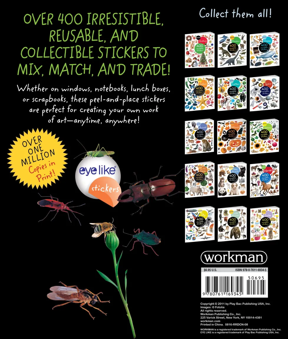 EyeLike Stickers: Bugs