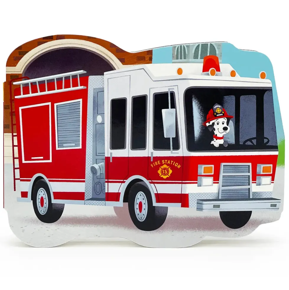 Shaped Board Book - How Fire Trucks Work