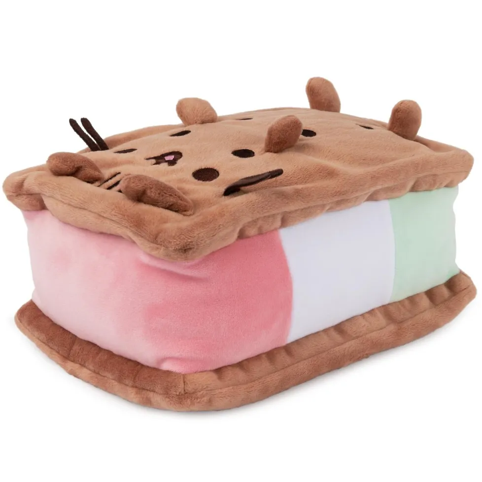 Pusheen Neapolitan Ice Cream Sandwich 9.5"