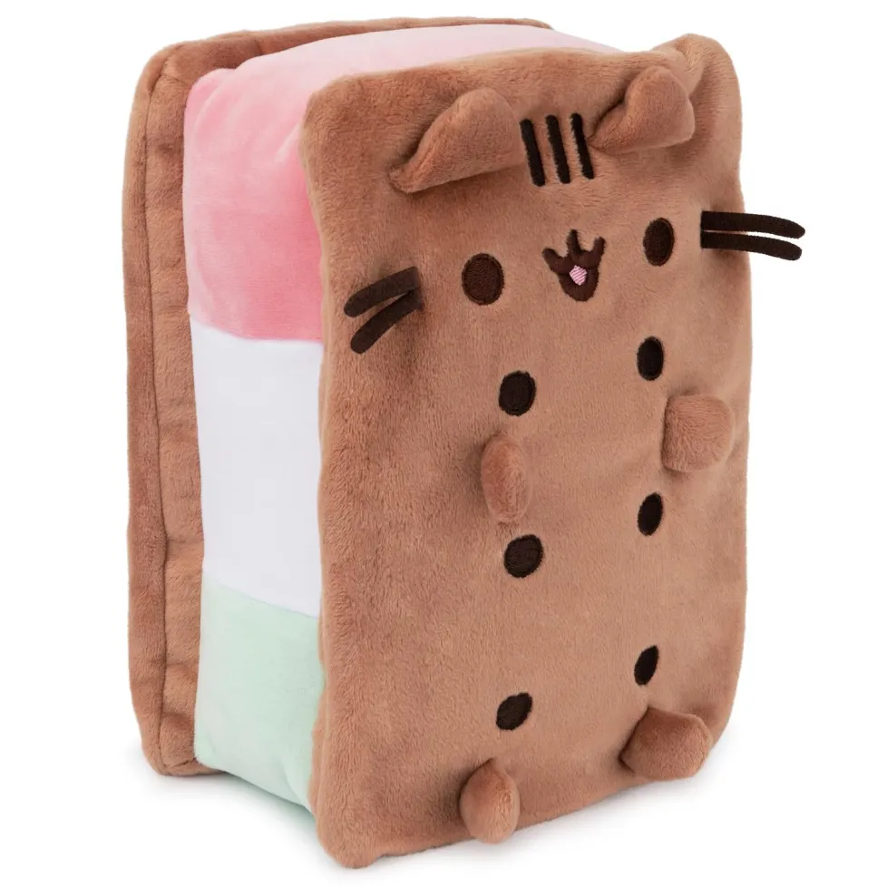 Pusheen Neapolitan Ice Cream Sandwich 9.5"