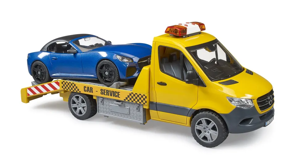 Bruder® MB Sprinter Car Transporter with BRUDER Roadster