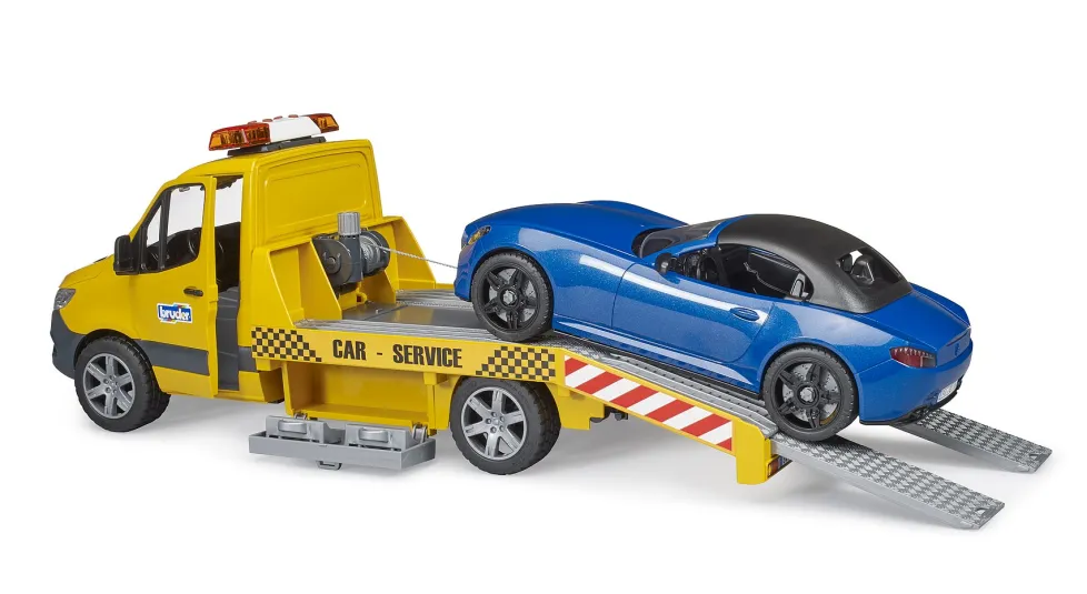 Bruder® MB Sprinter Car Transporter with BRUDER Roadster