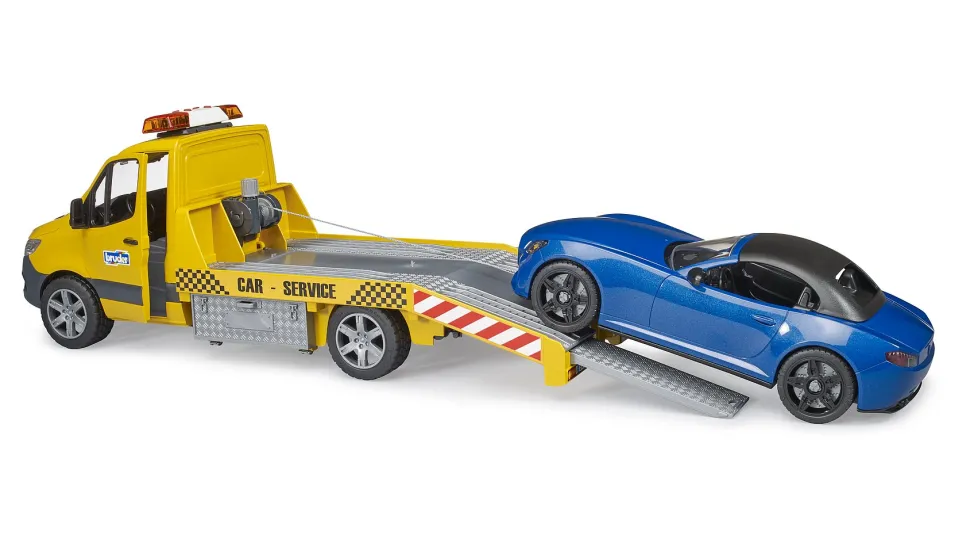 Bruder® MB Sprinter Car Transporter with BRUDER Roadster