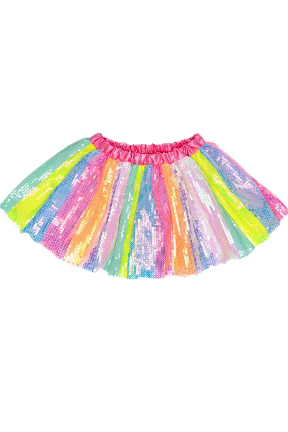 Great Pretenders Stripy Sequins Skirt Size 4/6