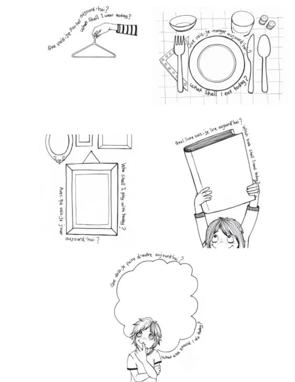 Funny Mat - Mini Funny Travel Mat with 6 Markers - Today I Have Lots of Things to Do!