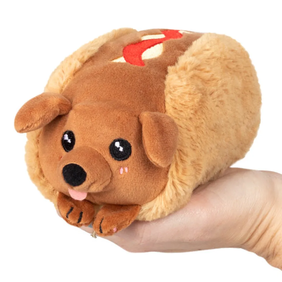 Squishable® Snugglemi Snackers Dachshund Hot Dog 6"