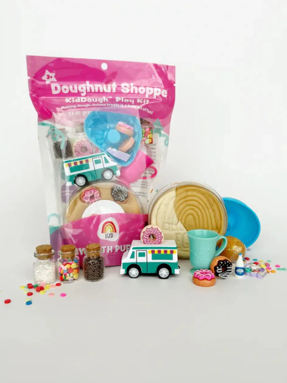 Earth Grown KidDough: Bagged Sensory Kit - Doughnut Shoppe