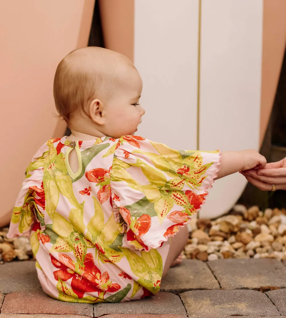 Burt's Bees Organic Baby Australian Blooms Bubble Bodysuit