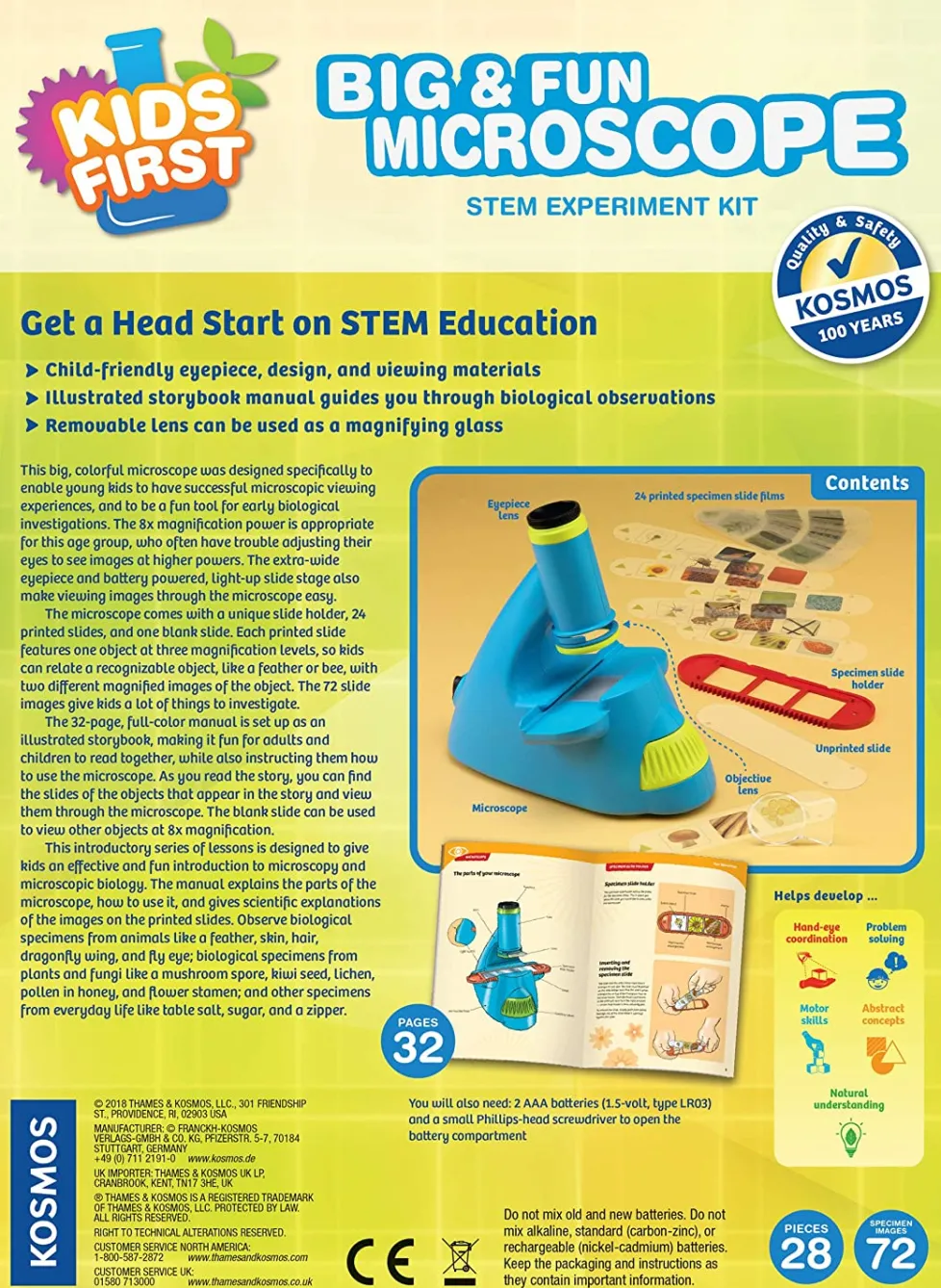 Thames & Kosmos Kids First Big & Fun Microscope