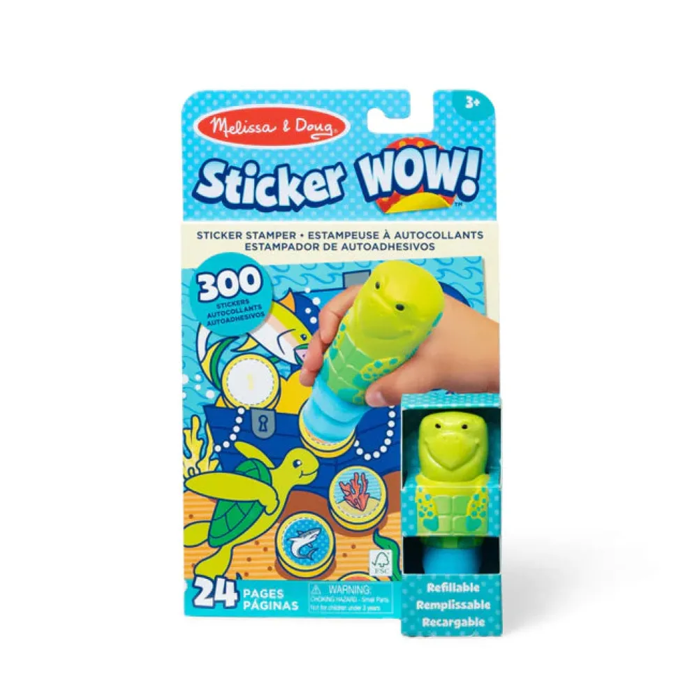 Melissa & Doug® Sticker WOW!® Activity Pad & Sticker Stamper - Sea Turtle