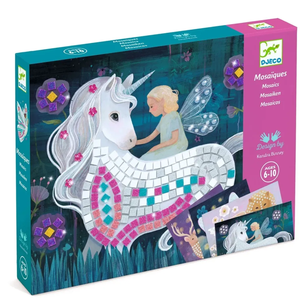 Djeco The Enchanted World Sticker & Jewel Mosaic