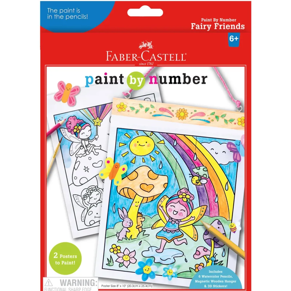 Faber-Castell Paint by Number for Kids: Fairy Friends