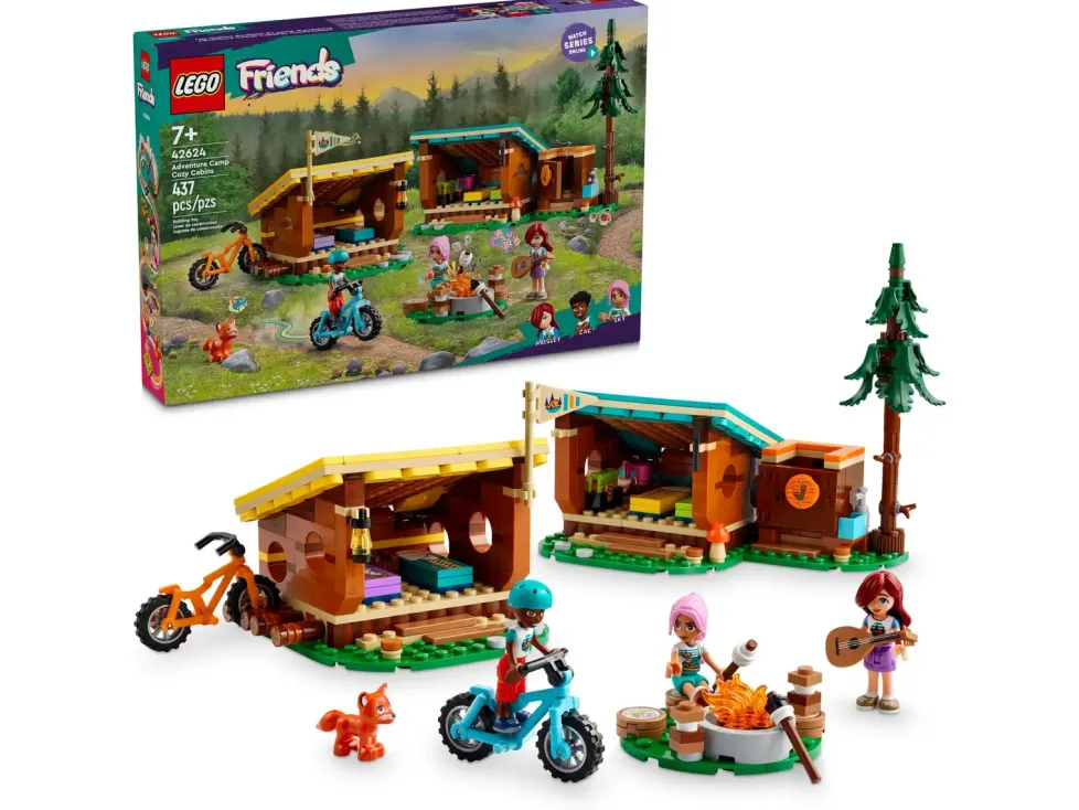LEGO® Friends Adventure Camp Cozy Cabins 42624