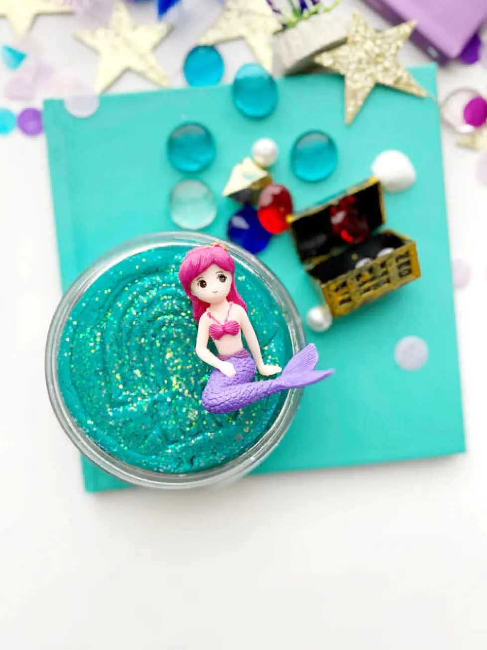 Earth Grown KidDough: Bagged Sensory Kit Mermaid