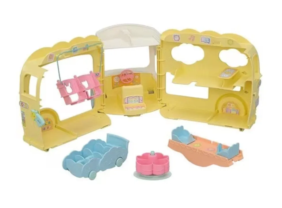 Calico Critters Rainbow Fun Nursery Bus