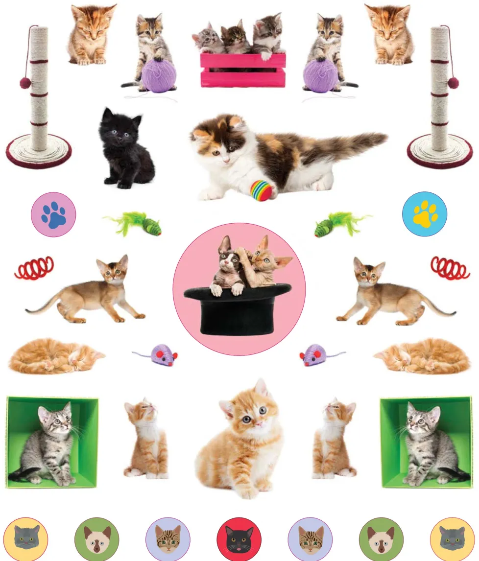 EyeLike Stickers: Kittens
