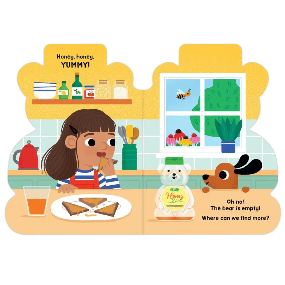 Mudpuppy The Honey Bear Hive Shaped Board Book