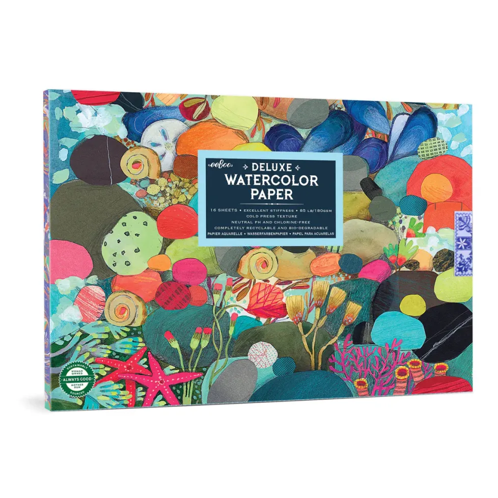 eeBoo Watercolor Pad: Tidepool