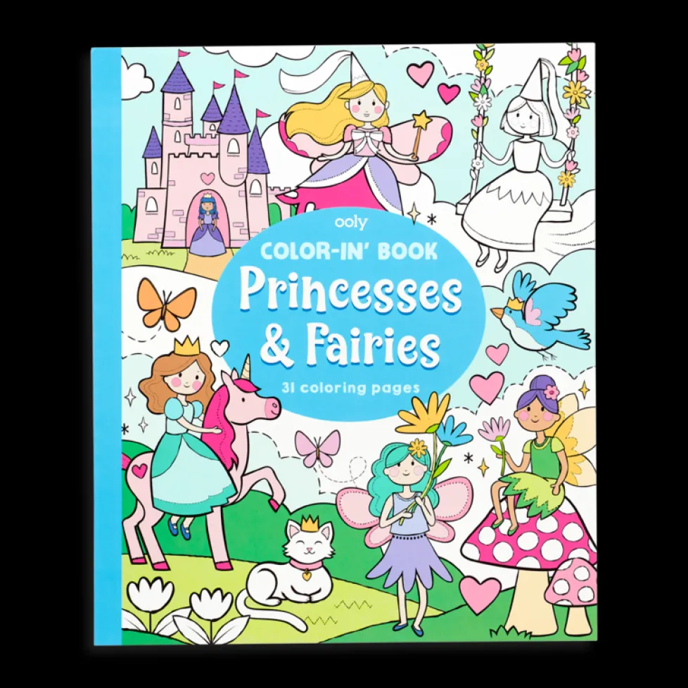 Ooly Color-In' Book - Princess & Fairies