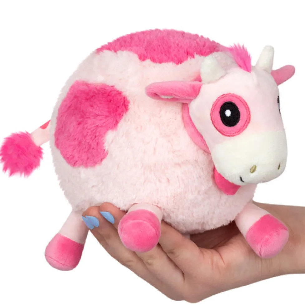 Squishable® Snugglemi Snackers Strawberry Cow 5"