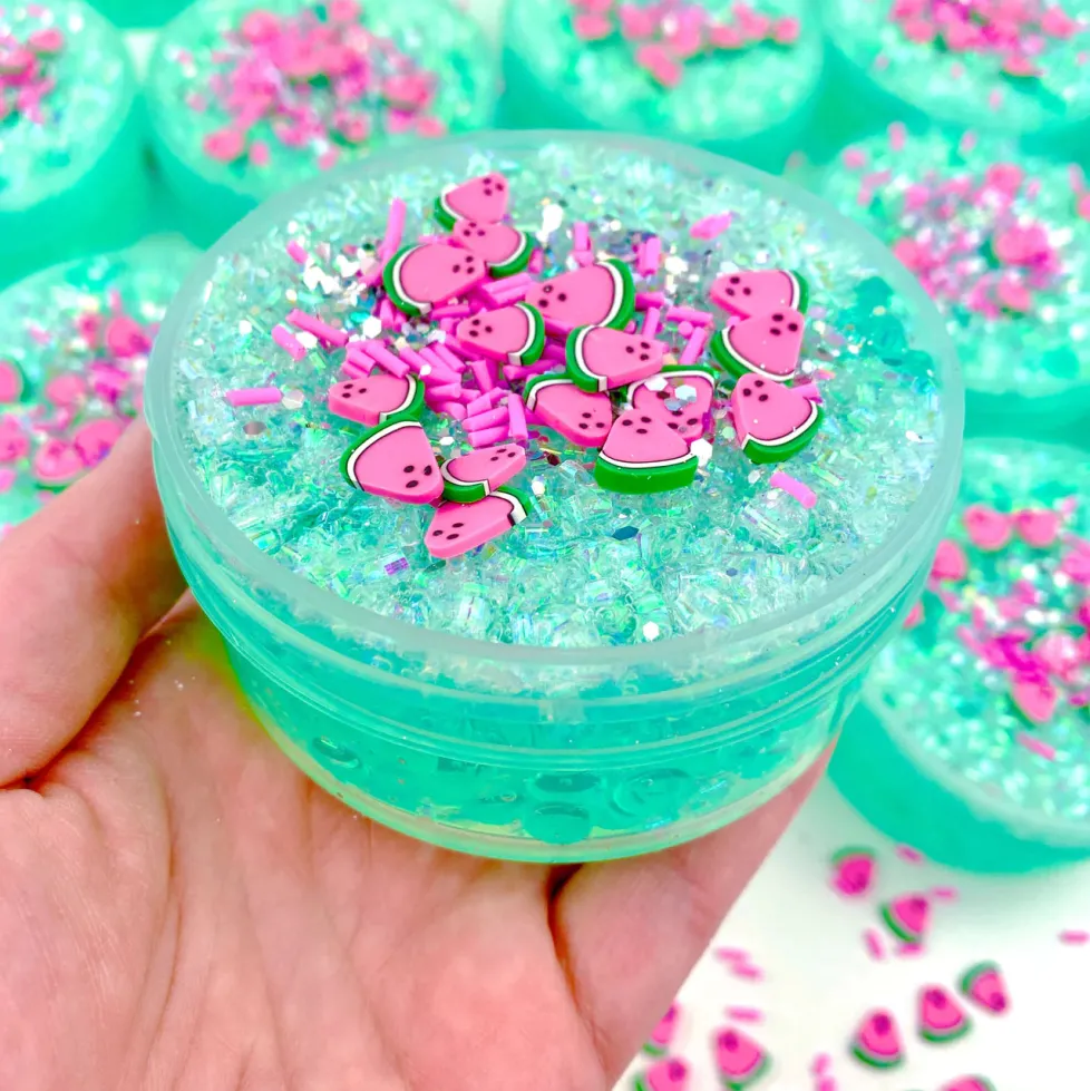 Kawaii Slime: Watermelon Sugar Fishbowl Bingsu Slime