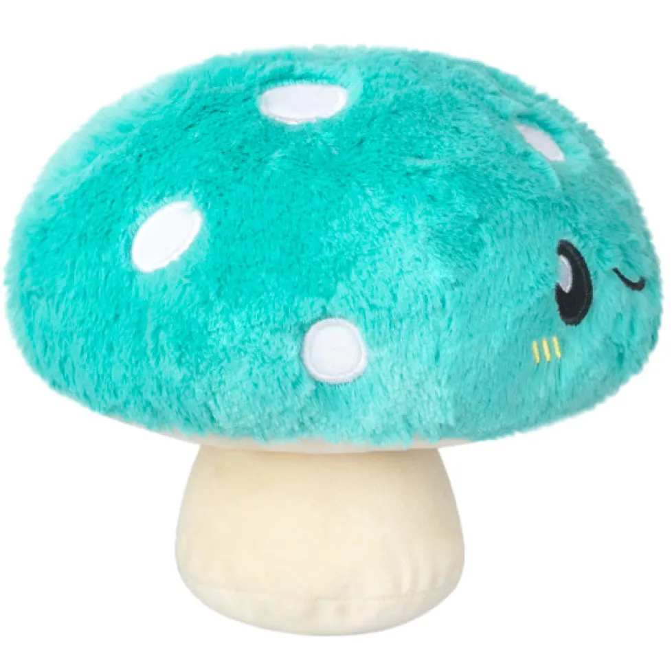 Squishable® Snugglemi Snackers Turquoise Mushroom 6"