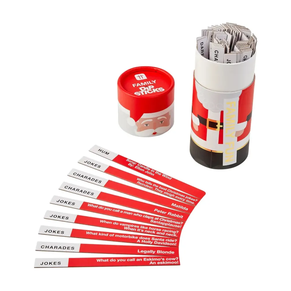 Santa Dipsticks Game