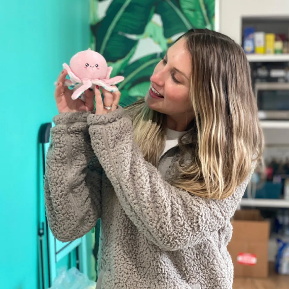 Squishable® Micro Keychain: Cute Octopus 3"