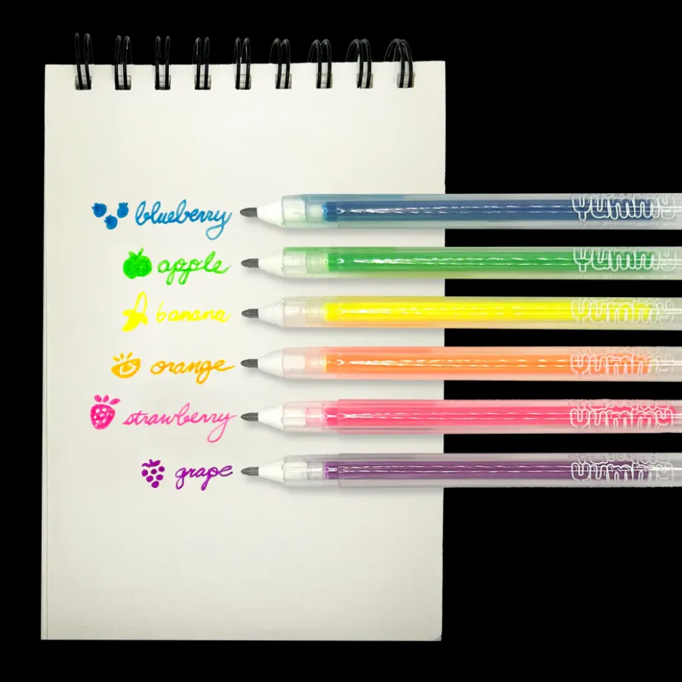 Ooly Yummy Yummy Scented Gel Pens - Neon - Set of 6