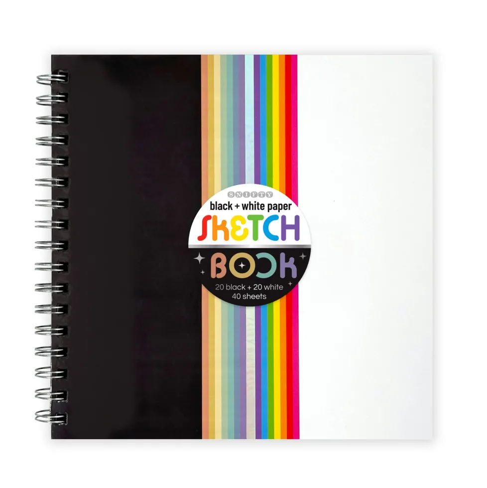 Snifty Black and White Sketchbook