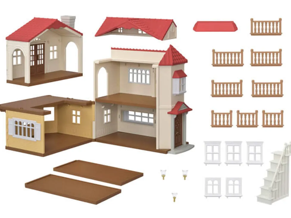 Calico Critters Red Roof Country Home