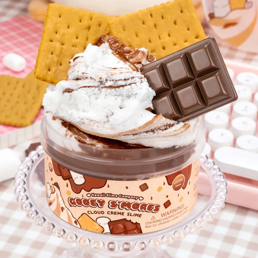 Kawaii Slime: Gooey S'mores Cloud Creme Slime