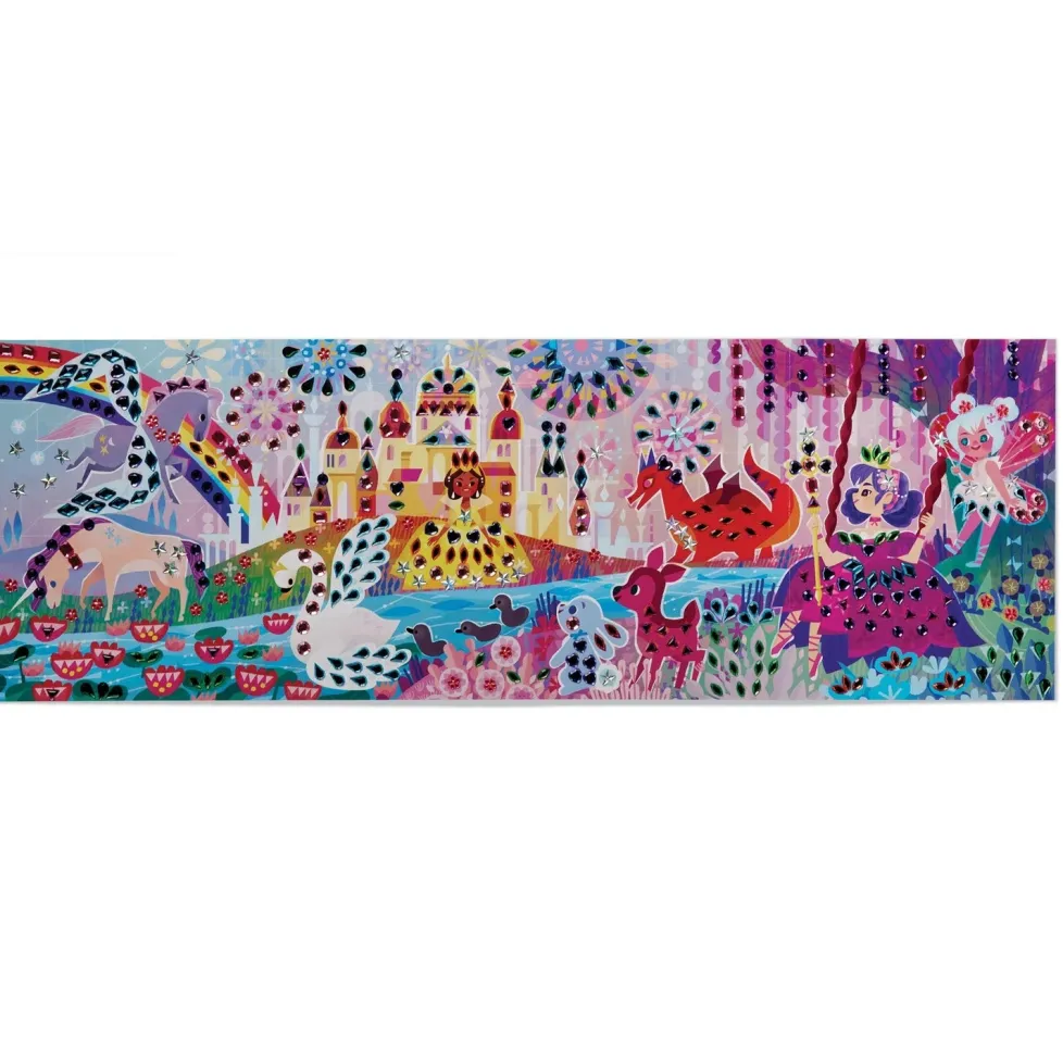Crocodile Creek Jewel Art Poster: Fairytale Magic