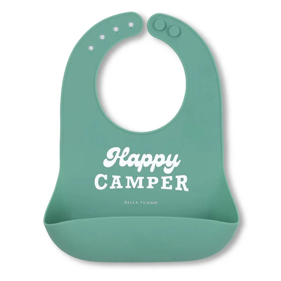 Bella Tunno Wonder Bib: Happy Camper