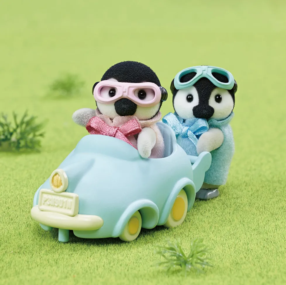 Calico Critters Penguin Babies Ride 'n Play