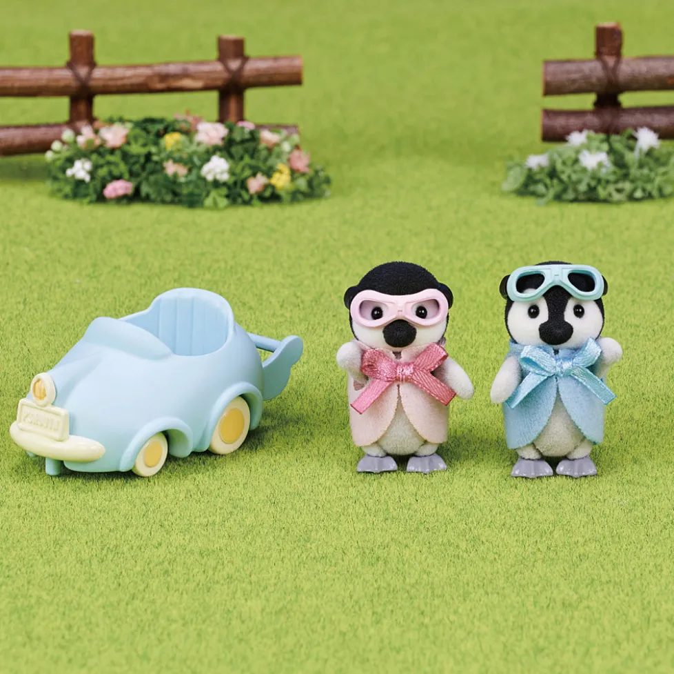Calico Critters Penguin Babies Ride 'n Play