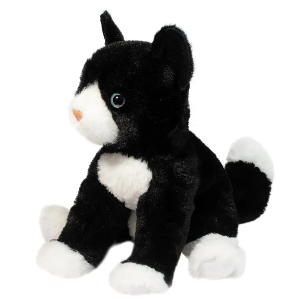 Douglas Soft Beckie Black & White Cat 12"